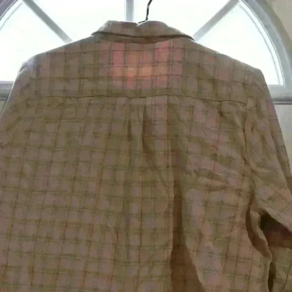 Pink Roberta Roller Rabbit Plaid top size Large - Picture 13 of 13